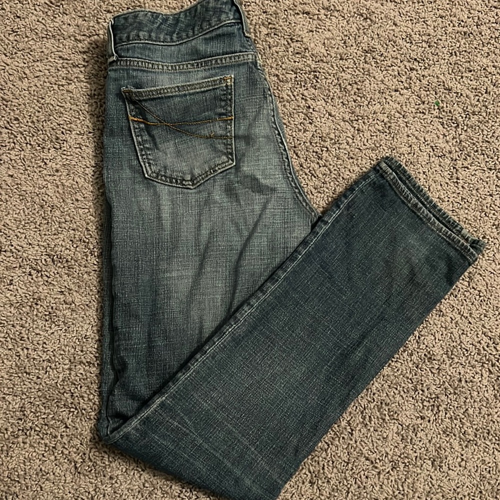 Gap Curvy Straight Leg Denim Blue Jeans Size 10 Long